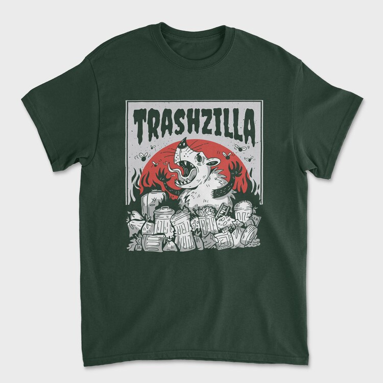Giant Opossum Trash City Zilla, Tricou Barbati (Unisex)
