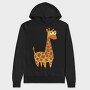 Giraffe Grin, Hanorac Oversize Barbati (Unisex)