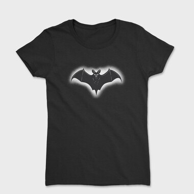 Goth Bat Highlighted Glowing, Tricou Femei