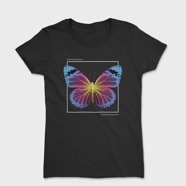 Gradient Butterfly Desire, Tricou Femei