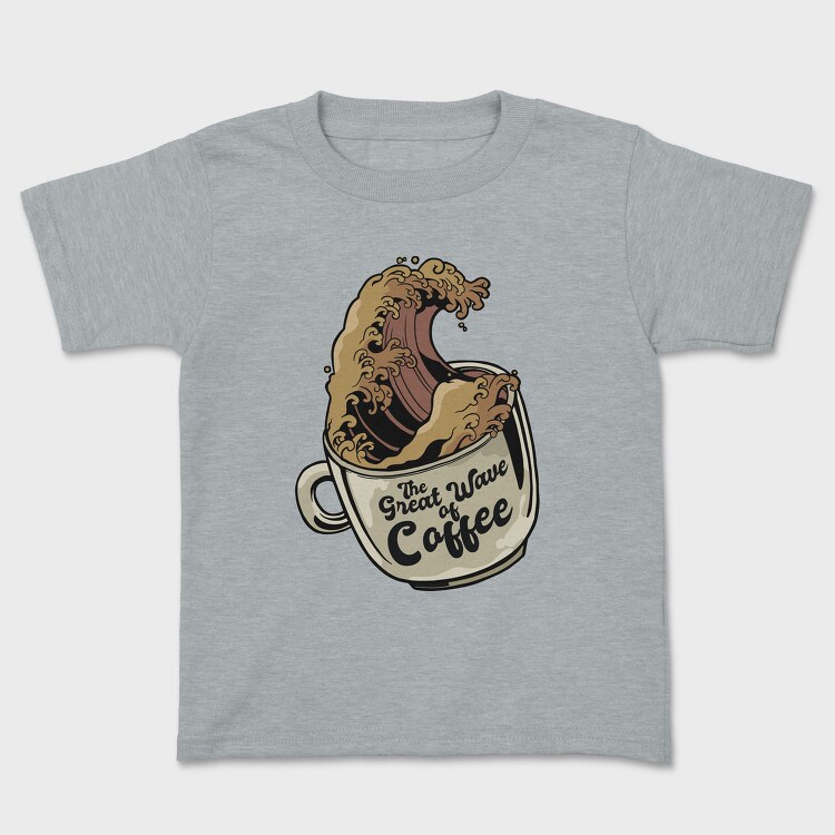 Great Wave Coffee Cup, Tricou Copii