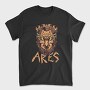 Greek God Ares On Fire Head, Tricou Barbati (Unisex)