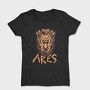 Greek God Ares On Fire Head, Tricou Femei