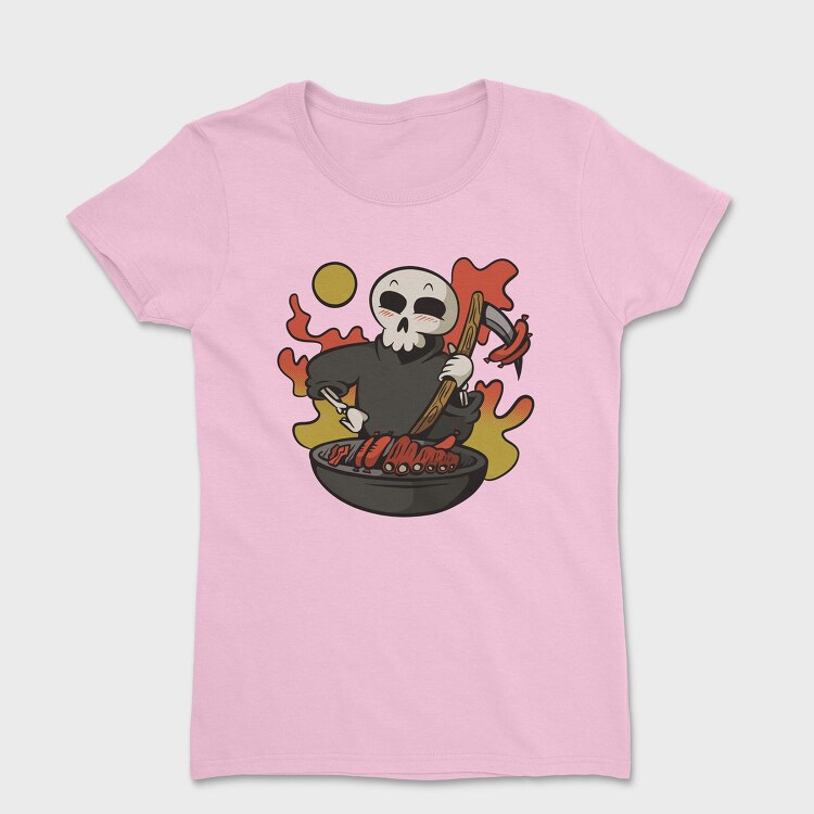 Grim Reaper Cooking Grill Grimp Bbq, Tricou Femei
