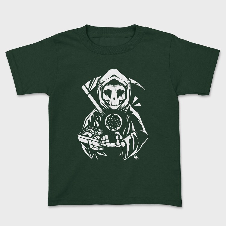 Grim Reaper Donut Love Pillow, Tricou Copii