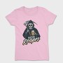 Grim Reaper Drinking Beer Skull, Tricou Femei