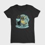 Grim Reaper Working From Home Skull, Tricou Femei