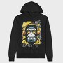 Groovy Monkey Dj Music Head, Hanorac Oversize Barbati (Unisex)
