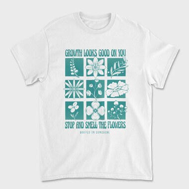 Growth Elements Floral Spring, Tricou Barbati (Unisex)