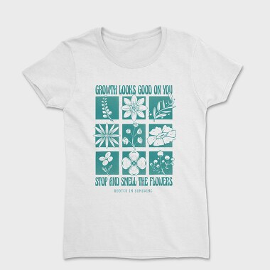 Growth Elements Floral Spring, Tricou Femei