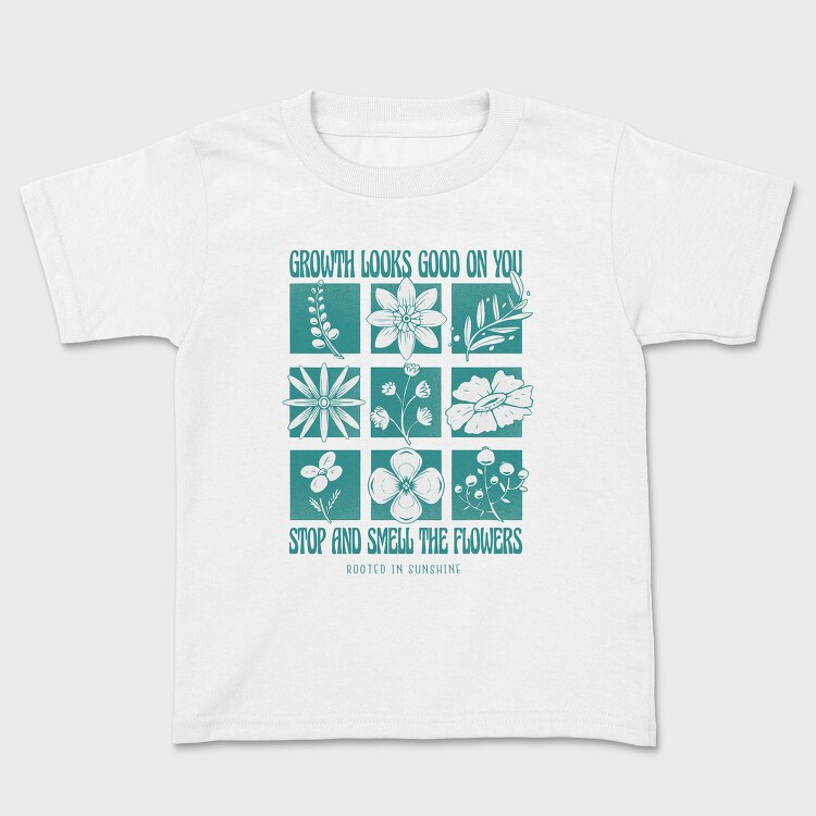 Growth Elements Floral Spring, Tricou Copii