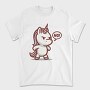 Grumpy Denial Unicorn No, Tricou Barbati (Unisex)
