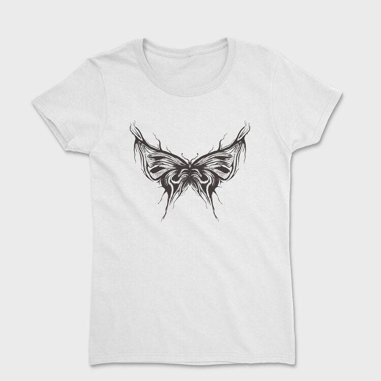 Grunge Butterfly Abstract Trash, Tricou Femei