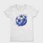 Grunge Soccer Ball Football, Tricou Femei