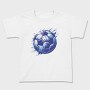 Grunge Soccer Ball Football, Tricou Copii
