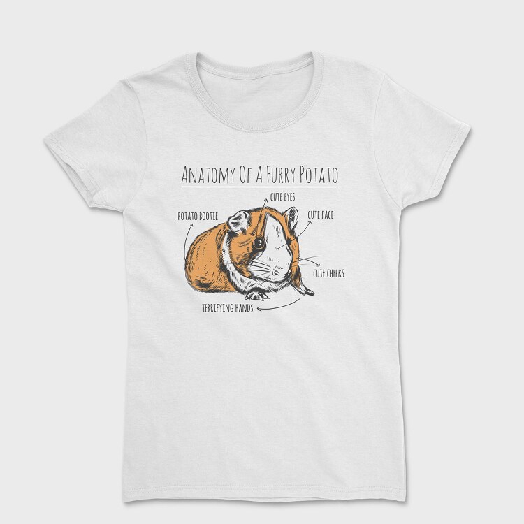 Guinea Pig Anatomy, Tricou Femei