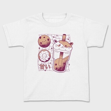 Guinea Pig Boba Tea Love, Tricou Copii