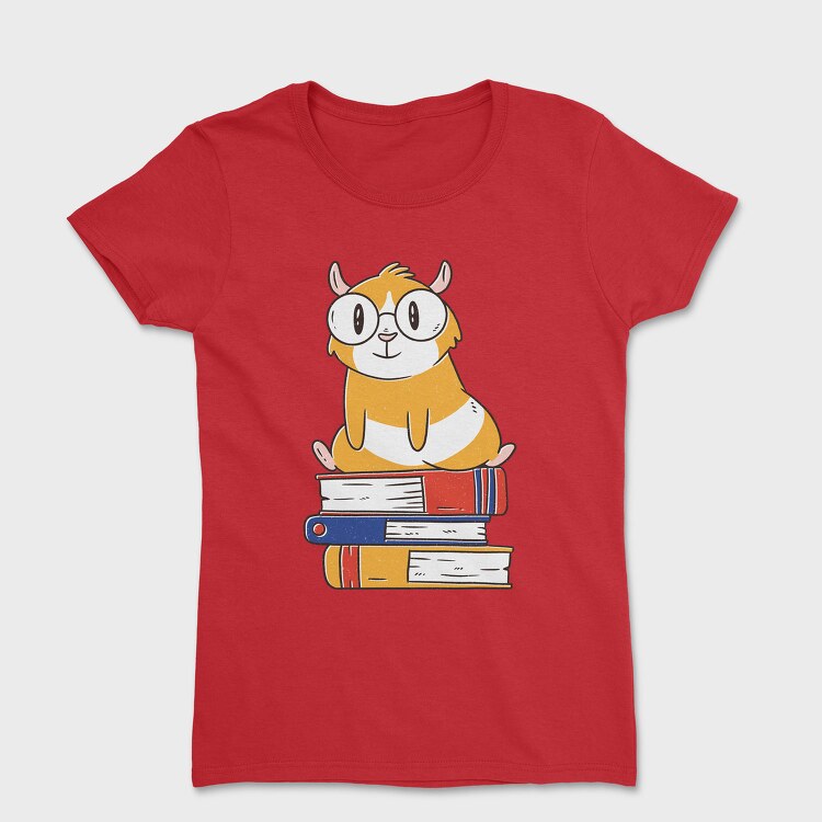 Guinea Pig Books Guine, Tricou Femei