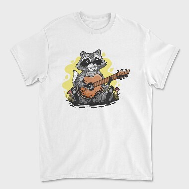 Guitarist Raccoon Racoon, Tricou Barbati (Unisex)