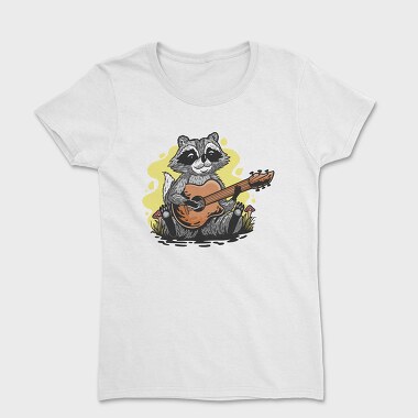 Guitarist Raccoon Racoon, Tricou Femei