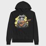 Guitarist Raccoon Racoon, Hanorac Oversize Barbati (Unisex)
