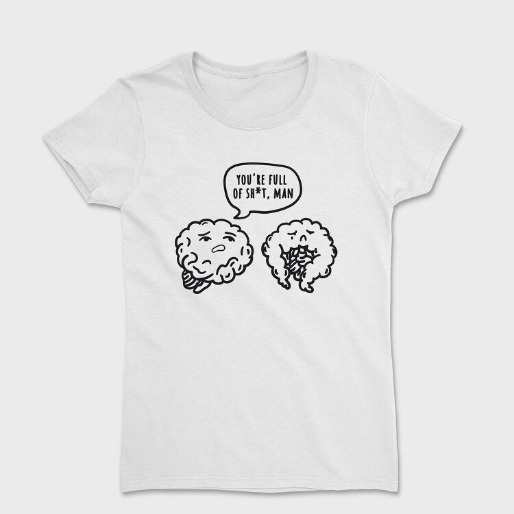 Gut Feeling Full Of Nc, Tricou Femei