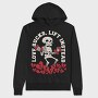 Gym Skeleton Anti Love Skelleton Sucks, Hanorac Oversize Barbati (Unisex)