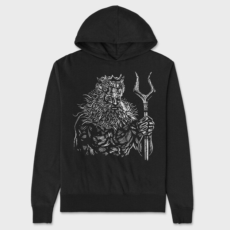 Hades Hand Drawn, Hanorac Oversize Barbati (Unisex)