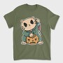 Halloween Cat Lucky, Tricou Barbati (Unisex)