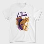 Squirrel Animal Watercolor Nature Lover, Tricou Barbati (Unisex)