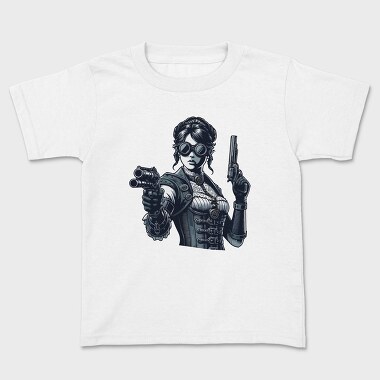 Steampunk Woman, Tricou Copii