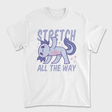 Stretching Fitness Axolotl Yoga 01, Tricou Barbati (Unisex)