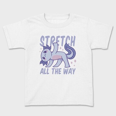 Stretching Fitness Axolotl Yoga 01, Tricou Copii