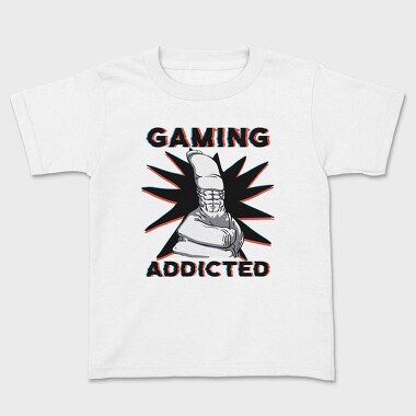 Strong Hand Funny Gamer Gaming, Tricou Copii