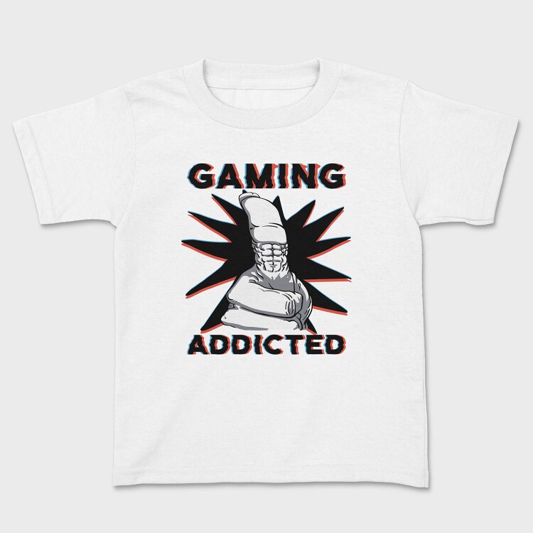 Strong Hand Funny Gamer Gaming, Tricou Copii