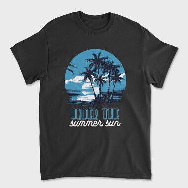 Summer Beach Multicolor Versions, Tricou Barbati (Unisex)