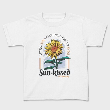 Sun Kissed Sunflower Spring, Tricou Copii