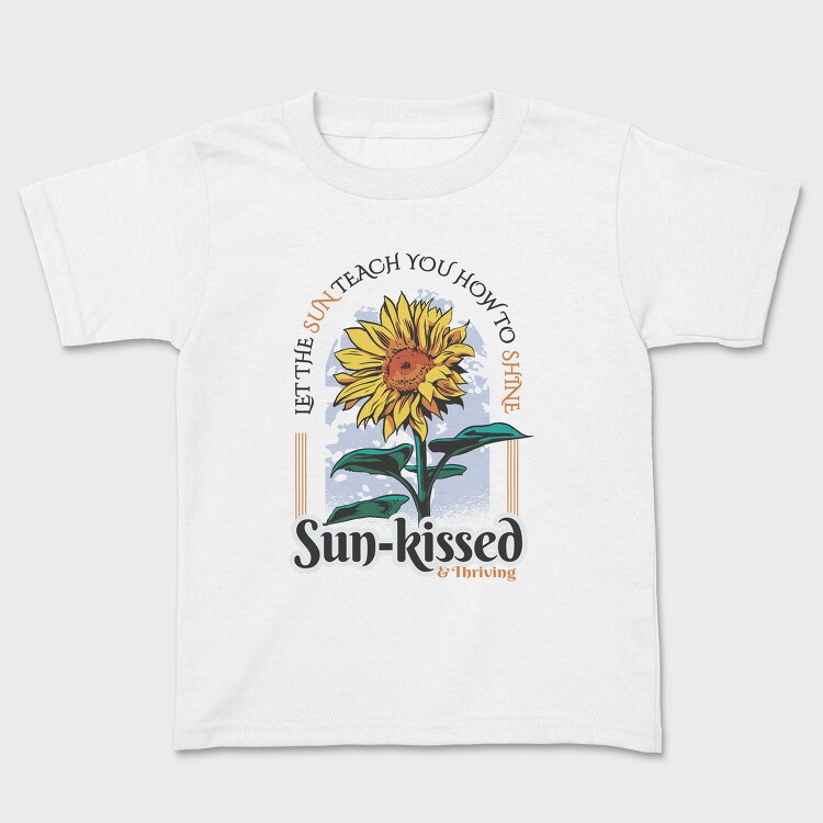 Sun Kissed Sunflower Spring, Tricou Copii