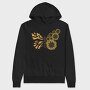 Sunflower Butterfly, Hanorac Oversize Barbati (Unisex)