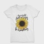 Sunflower Rose Quote, Tricou Femei
