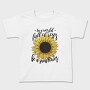 Sunflower Rose Quote, Tricou Copii
