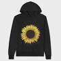 Sunflower Rose Quote, Hanorac Oversize Barbati (Unisex)