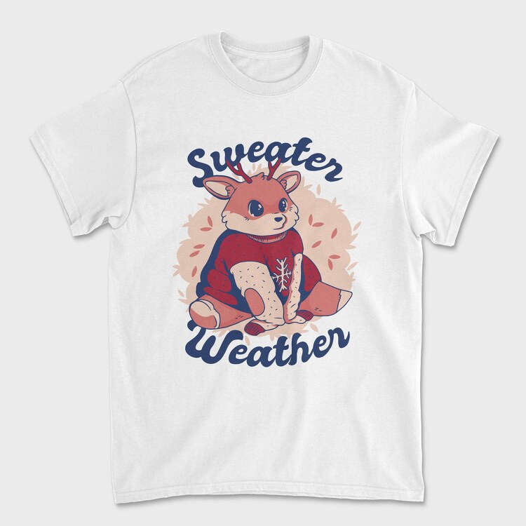 Sweater Weather Deer Mug, Tricou Barbati (Unisex)