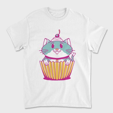 Sweet Cupcake Cat Muffin, Tricou Barbati (Unisex)