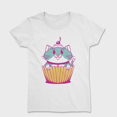 Sweet Cupcake Cat Muffin, Tricou Femei