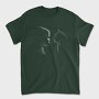 Girl And A Cat Silhouette, Tricou Barbati (Unisex)