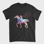 Girl And Horse Forest Winter Landscape, Tricou Barbati (Unisex)