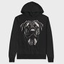 Kangal Dog Sketch, Hanorac Oversize Barbati (Unisex)