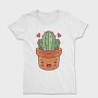 Kawaii Cactus In A Pot, Tricou Femei