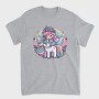 Kawaii Fairy Riding Unicorn, Tricou Barbati (Unisex)